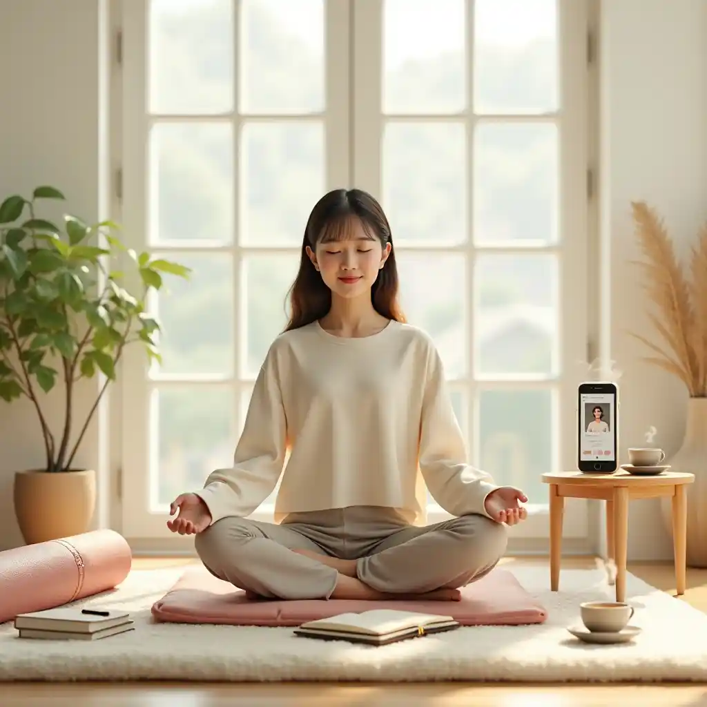 meditating-woman-sitting